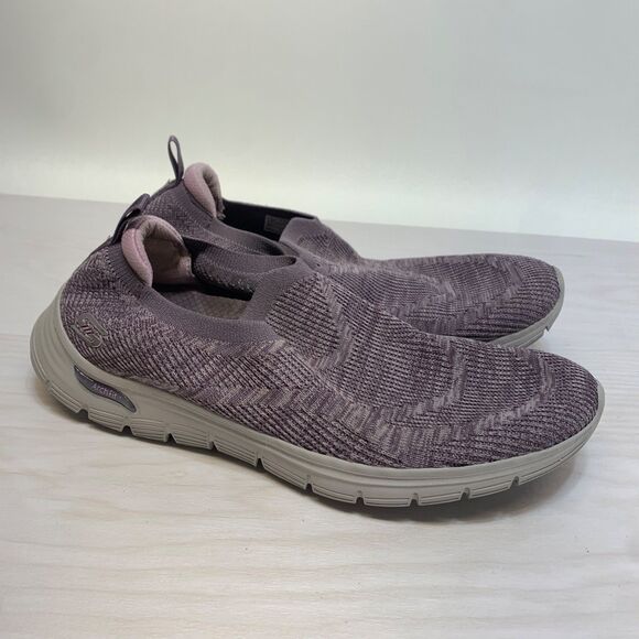Skechers Women's Arch Fit Vista Inspiration Slip On Shoes Purple Size: 10 - Picture 1 of 10
